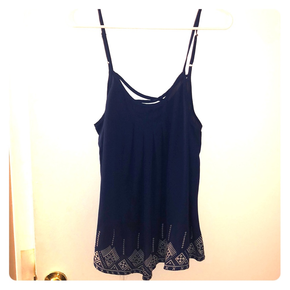 Navy blue tank top